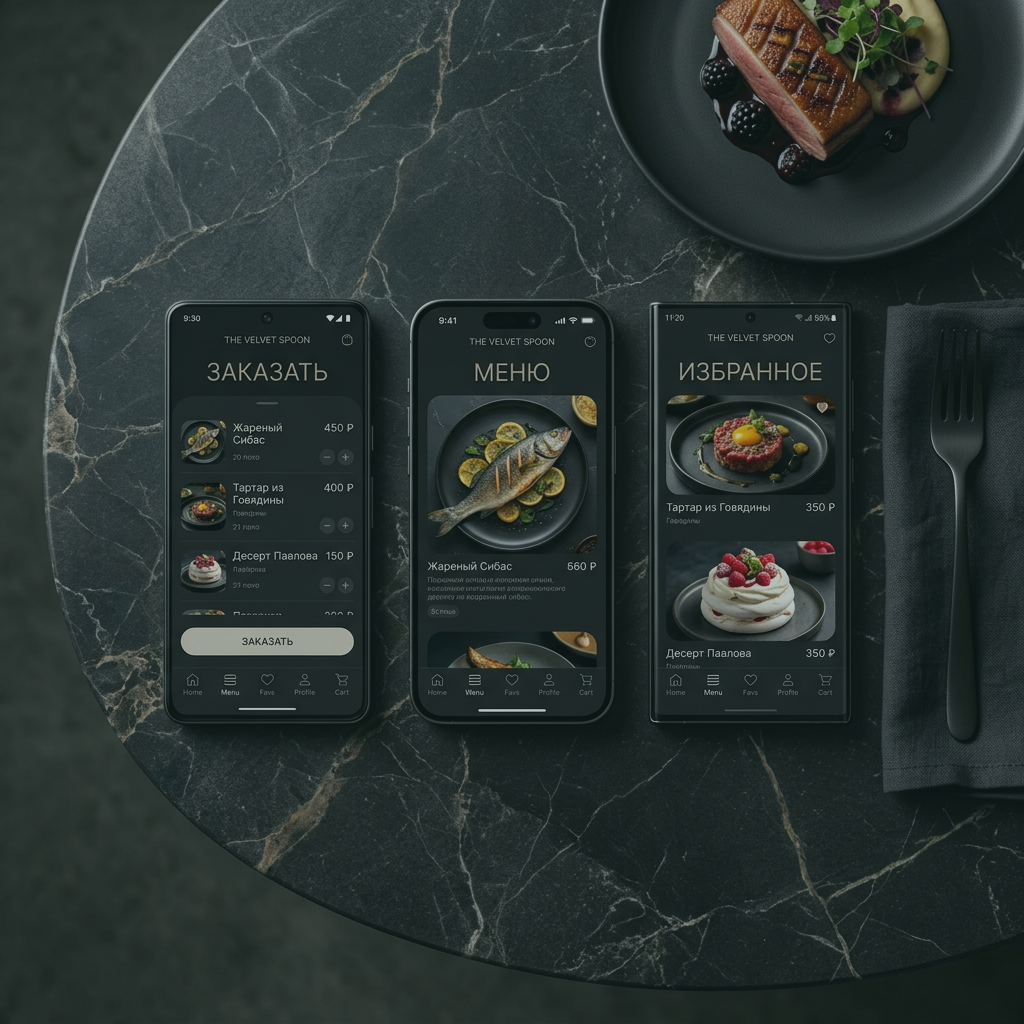 Заказать приложение для ресторанов